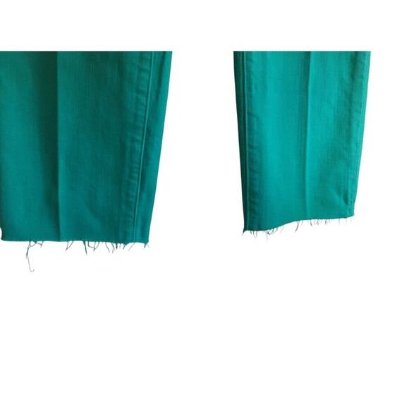 L'Agence Jeans Women's Size 25 Spearmint Saada Crop Slim Raw Hem - Picture 5 of 10